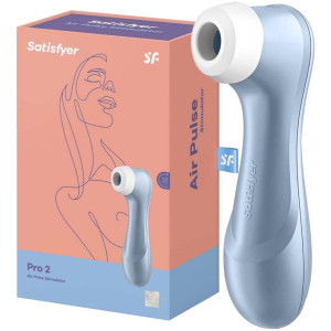 Satisfyer - Pro 2 (blue) - Ciśnieniowy stymulator łechtaczki na USB, Niebieski