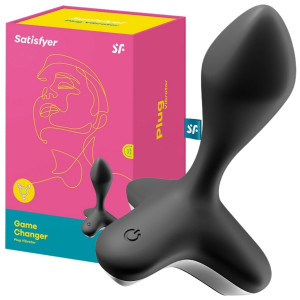 Satisfyer Game Changer (Black) - Stymulator analny sterowany aplikacją, Czarny USB