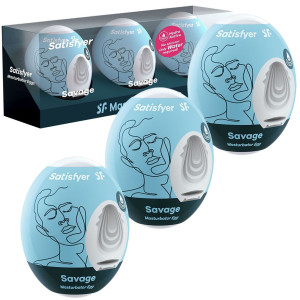Satisfyer Eggs (set of 3) - Zestaw jajeczek-masturbatorów - 3 szt.