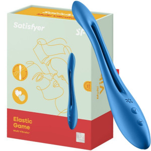 Satisfyer Elastic Joy Wielofunkcyjny wibrator - giętki, USB Niebieski