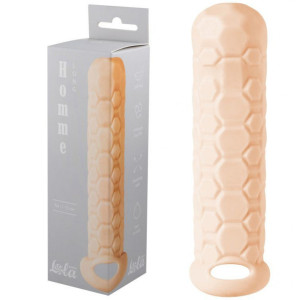 Lola Games Penis sleeve Homme Long Flesh for 11-15cm - Nakładka na penisa, Cielista