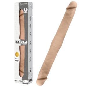 Silexd Twins Dildo Flesh S - Realistyczne dwustronne dildo, Cieliste