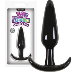 NS Novelties RANCHER T-PLUG BLACK - Dyskretny korek analny, Czarny TPE