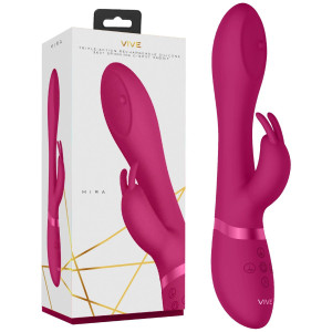 Shots Mira - Spinning G-spot Rabbit - Pink - Nowoczesny wibrator typu króliczek, USB Różowy