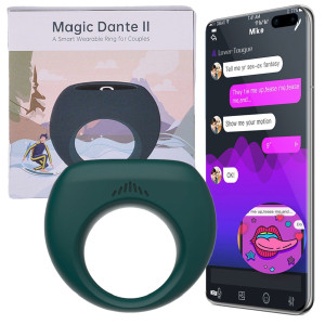 Magic Motion - Dante II Smart Wearable Ring - Pierścień erekcyjny sterowany aplikacją, USB