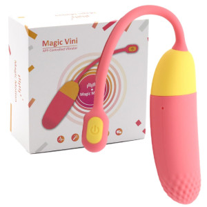Magic Motion - Vini App Controlled Love Egg Orange - Eleganckie wibrujące jajeczko na USB