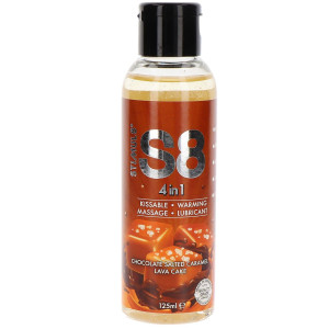 Lubrykant jadalny do masażu i zabaw miłosnych o smaku słonego karmel - Dessert Lube 125 ml -S8