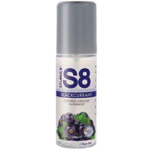S8 Flavored Lube 125 ml - Smakowy lubrykant na bazie wody - Czarna porzeczka