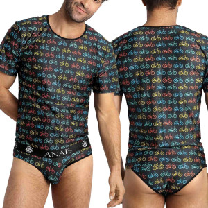 Benito T-shirt koszulka nocna piżama w print