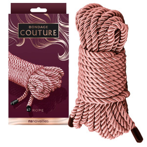 Bondage Couture Rope - Lina do krępowania - 7,5 m, różowa