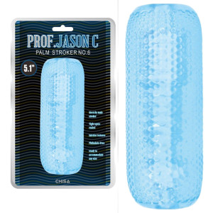 CHISA Palm Stroker No.6 Masturbator Niebieski z wypustkami