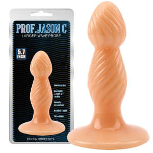 CHISA Large Wave Probe Korek analny, Cielisty T-Skin