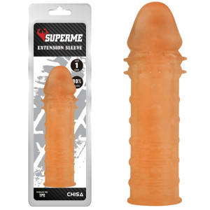 CHISA Extra Texture Sleeve Nakładka na penisa z wypustkami, TPE