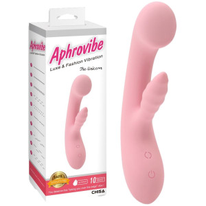 Różowy wibrator silikonowy The Unicorn 21,5 cm z 10 trybami wibracji CHISA
