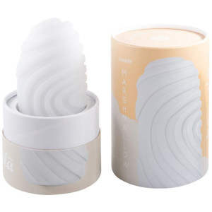 Masturbator z wypustkami - Marshmallow Maxi Sugary White