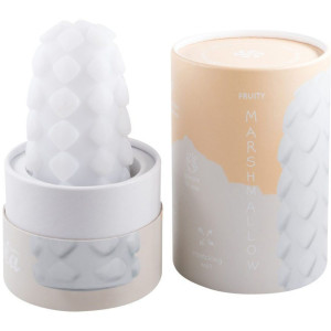 Masturbator z wypustkami - Marshmallow Maxi Fruity White