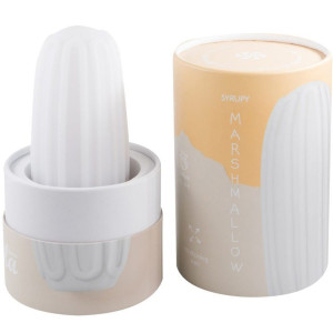 Masturbator z wypustkami -Marshmallow Maxi Syrupy White