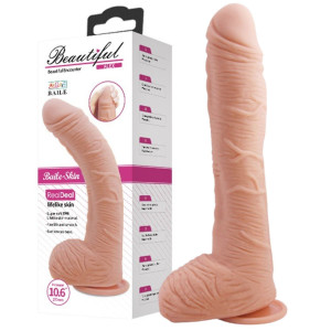 BAILE- Beautiful ALEX 10.6'' Flesh - Realistyczne dildo - giętkie