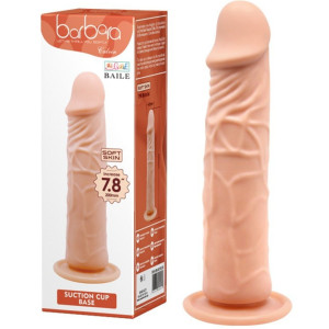BAILE- BARBARA 7.8'' - Realistyczne dildo z wyraźnymi żyłami, Cielisty