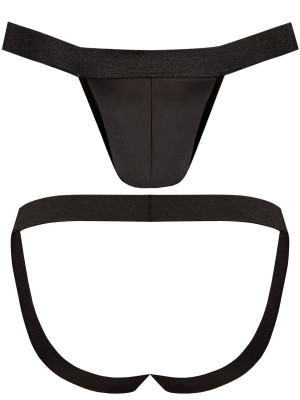 Eros Jock Strap czarne majtki erotyczne męskie