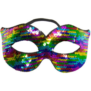 Wielokolorowa maska na oczy - Rainbow Mask - klasyczna - Kinky Pleasure