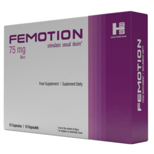 Tabletki podnoszące libido i wspomagające orgazm - Femotion, 10 tab. - lepszy orgazm i seks