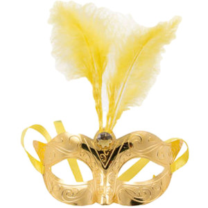 Maska-Venetian Mask Gold