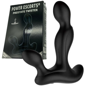 Power Escorts Prostate Twister Wibrujący masażer prostaty, Czarny USB