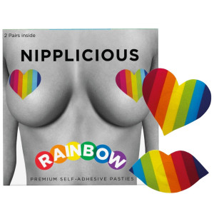 Nipplicious Rainbow Pasties - gotowe