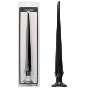 Ass Spike Dildo - 34 cm - progresywne długie dildo analne, Czarne
