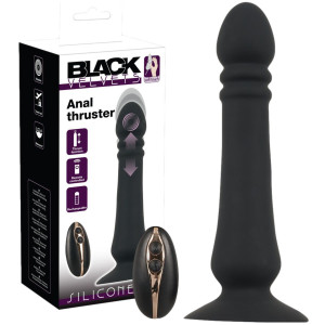 Black Velvets Anal Thruster - Wibrator analny z funkcją pchania, USB