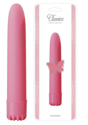 Wibrator Klasyczny CLASSIC VIBE,  Różowy Toyz4Lovers