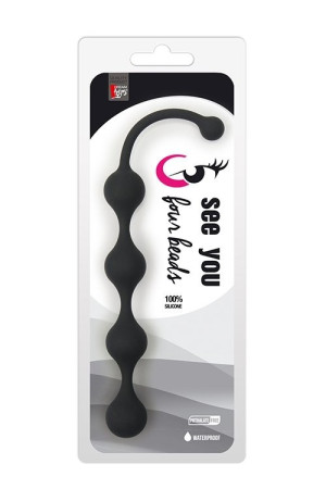 You2Toys SEE YOU FOUR BEADS - Koraliki analne z uchwytem