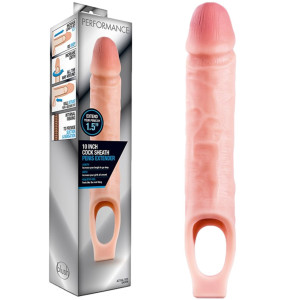 Blush PERFORMANCE 10INCH COCK SHEATH EXTENDER - Realistyczna przedłużka penisa