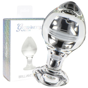 ToyJoy Brilliant Star - Szklany korek analny - klasyczny