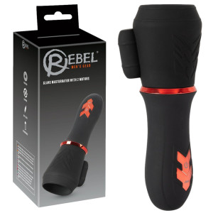 Rebel Glans Masturbator with 2 - Profesjonalny masturbator dla wymagających, USB