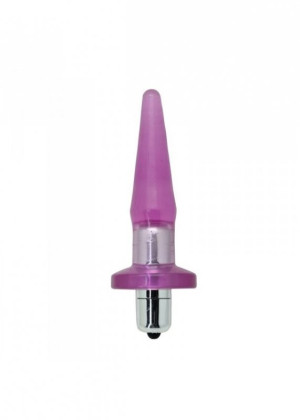 Toyz4Lovers ANAL PLUG W/ ON/OFF Korek analny - wąski z wibracjami, Fioletowy