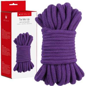 Me You Us Tie Me Up Rope Purple 10m - Klasyczna lina do krępowania