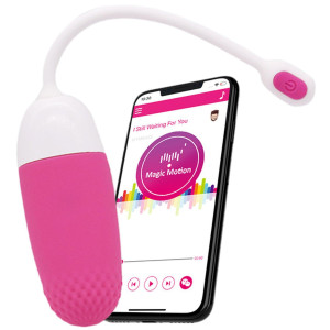 Magic Motion - Vini App Controlled Love Egg Pink - Wibrujące jajeczko sterowane aplikacją