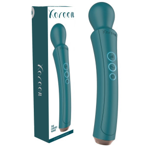 XOCOON The Curved Wand - Profesjonalny masażer Wand, USB Zielony