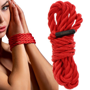 Bondage Rope 1.5 meter 7 mm - Lina do krępowania, Czerwona