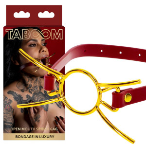 Elegancki knebel rozwierający usta,  do zabaw BDSM - Taboom