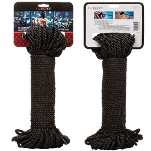 Scandal BDSM Rope 50M Lina do krępowania, Czarny BDSM