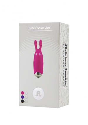 Adrien Lastic Rabbit Black - Kieszonkowy stymulator łechtaczki