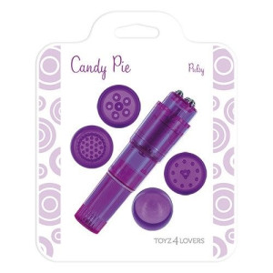 Toyz4Lovers MULTI STIMULATOR PURPLE PULSY Masażer z wymiennymi główkami