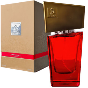 SHIATSU Pheromon Fragrance woman red 50 ml - Ekskluzywne feromony dla Niej