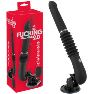 Wibrator posuwisty dopochwowy Rc Fucking Machine silikonowy czarny 36,8 cm You2Toys