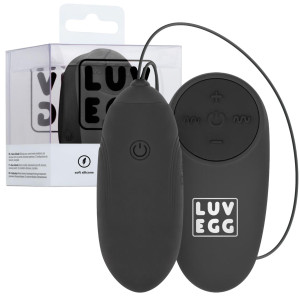 Easy Toys Jajeczko LUV EGG  Wibrujące jajeczko na pilota, Czarne