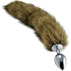 Lovetoy Metal Anal Tail Large - Korek analny z ogonkiem