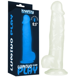 Lovetoy 8.5'' Lumino Play Dildo - Realistyczne dildo świecące w ciemności